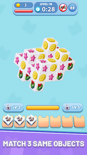 Cube Master: 3D Match Puzzle Screenshot 1