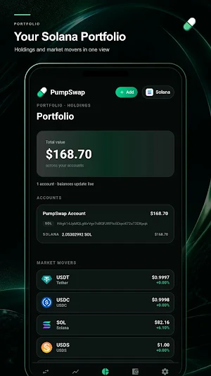 Pumpswap Wallet: Solana Screenshot 3