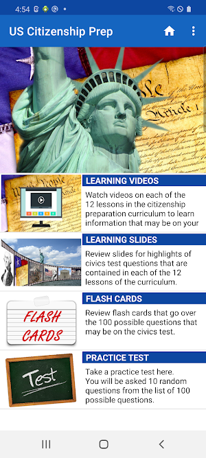 US Citizenship Civics Prep Screenshot 0