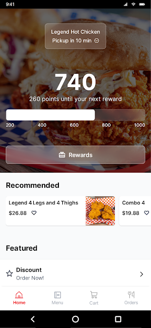 Legend Hot Chicken Screenshot 0