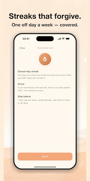 Tonight: Daily Tasks & Streak Screenshot 2