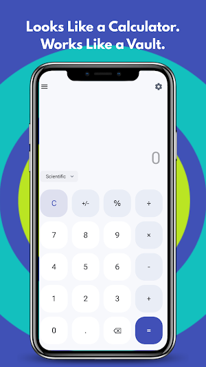 Calculator - Hide Your Files Screenshot 0