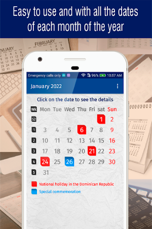 dominican calendar 2022 Screenshot 1