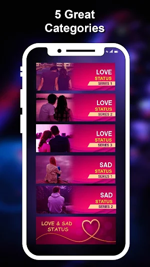 RN Love & Sad Status Screenshot 1