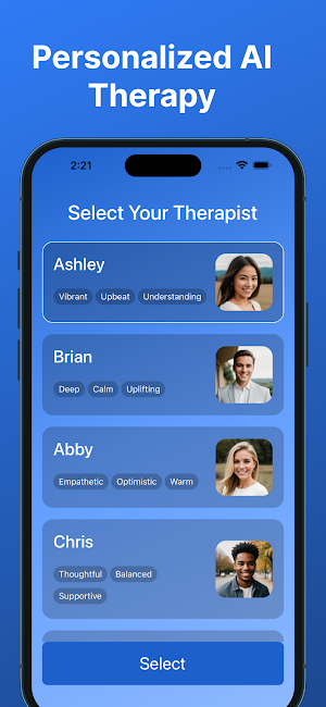 JustTalk - AI Therapy Screenshot 0