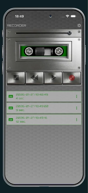 Voice Recorder - Retro Tape Screenshot 1