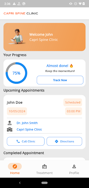 Capri Spine Clinic Screenshot 0