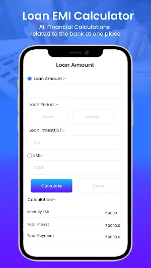 Easy EMI Loan Calculator Screenshot 2