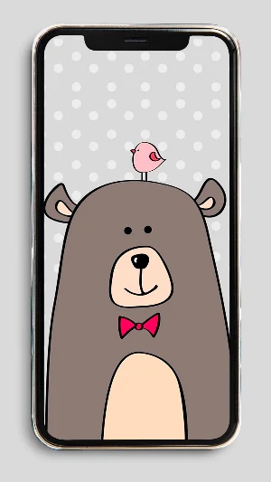 Cute Panda Bear Cartoon Wallpaper Screenshot 1