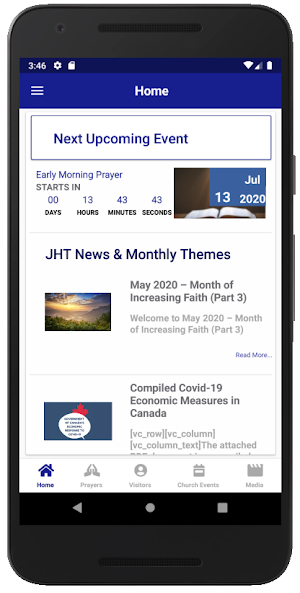 JHT Mobile Screenshot 1