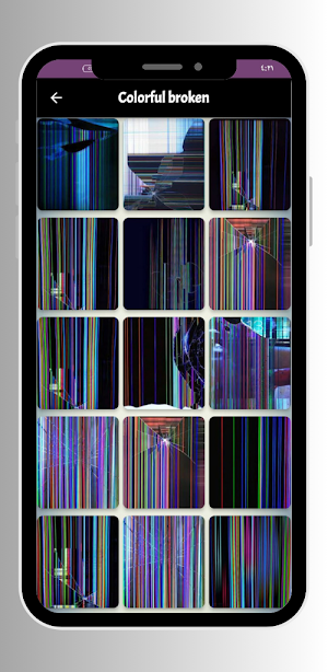 broken screen wallpaper Screenshot 0