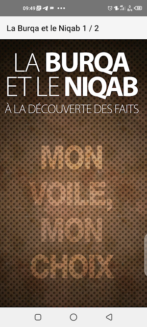 Brochure: La burqa et le niqab Screenshot 2
