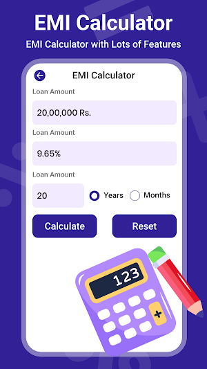 EMI Loan Calculator Screenshot 0