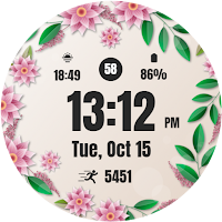 Realistic Spring Floral Watch