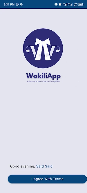 WakiliApp - Legal Services Screenshot 1