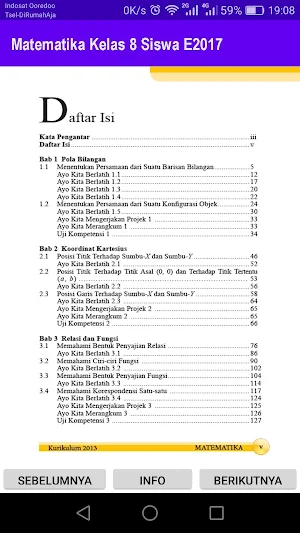 Matematika Kelas 9 Smt 1 Siswa E2017 Screenshot 2