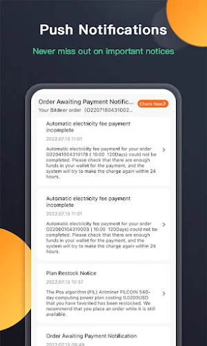 Bitdeer-Cloud Mining Services Screenshot 2