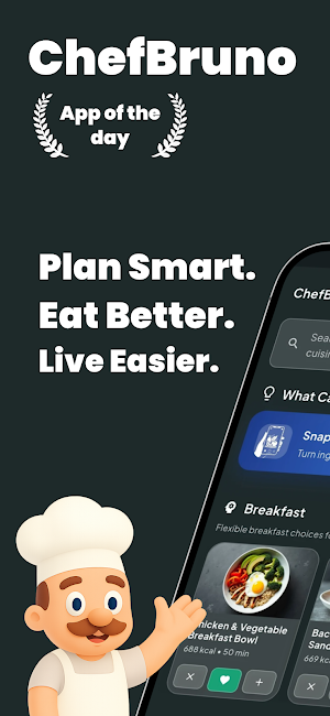 ChefBruno: Smart Meal Planner Screenshot 0