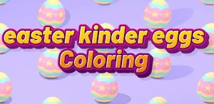 coloring easter kinder eggs Screenshot 3