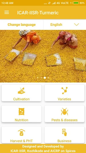 ICAR-IISR Turmeric Screenshot 0