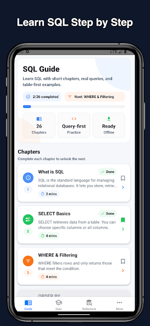 SQL Guide Screenshot 0