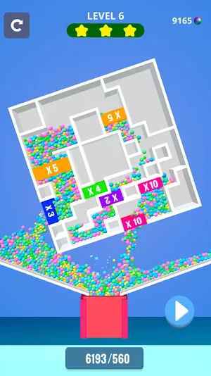 Maze 3D Ball Pull The Pin Game Screenshot 2