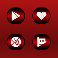 Delight Red Icons By Arjun Arora