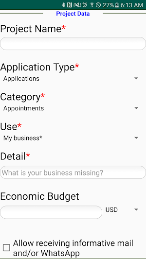 Android Freelance Project Screenshot 1