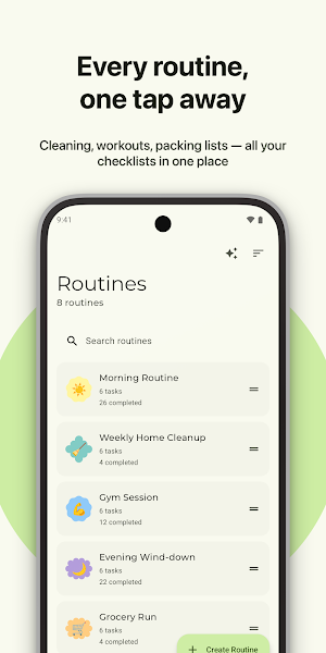 Checklist Routines Screenshot 0