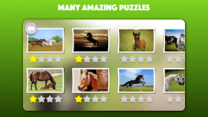 Horse games and Pony jigsaw puzzle for kids 🐎🐴🧩 Screenshot 1