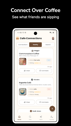 CafeConnections: Coffee Diary Screenshot 3