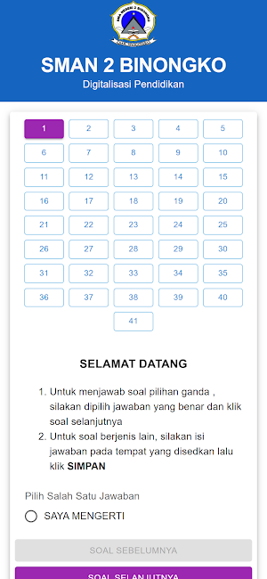SMAN 2 BINONGKO Screenshot 1