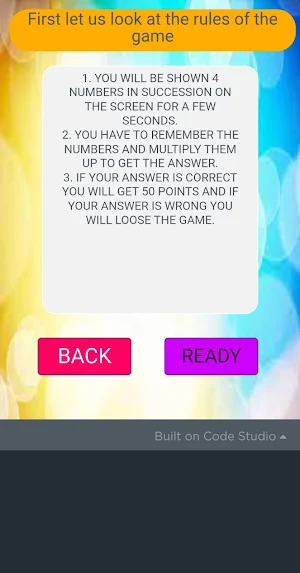 Adrija's Multiplication App Screenshot 1
