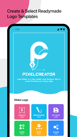 Pixel Logo Maker & Logo Design Screenshot 2