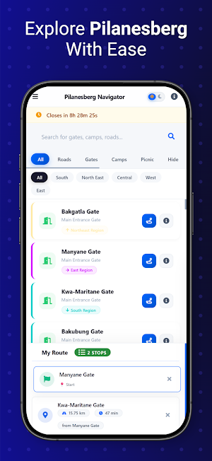 Pilanesberg Navigator Screenshot 0
