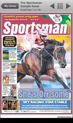 Sportsman eNewspaper (GB) Screenshot 1
