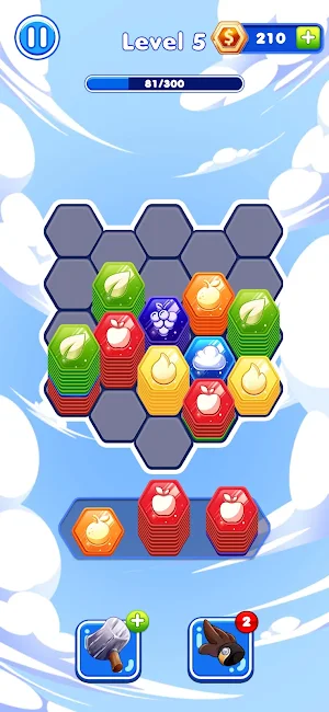 Stackagon: Hexa Puzzle Screenshot 0