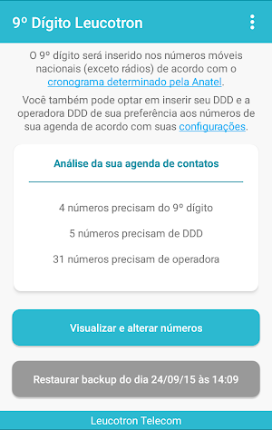 9º Dígito Leucotron Screenshot 0