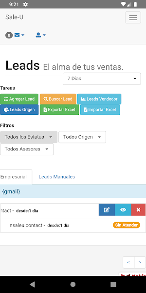 Sale-U Gerencia Screenshot 2
