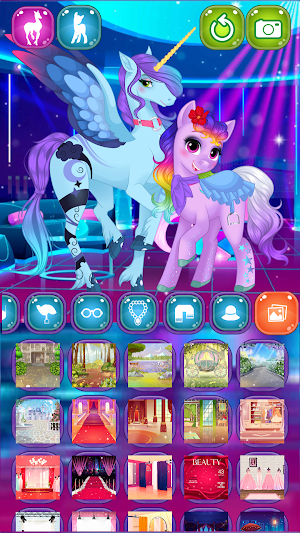Unicorn pony dress up Screenshot 0