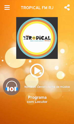 Tropical FM RJ Screenshot 0