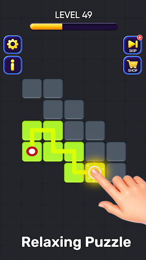 Single Line Block Puzzle Screenshot 3