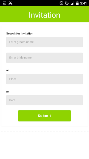 Invitation Screenshot 1