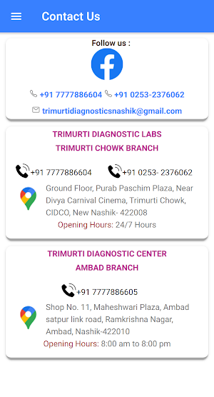Trimurti Diagnostics Screenshot 2