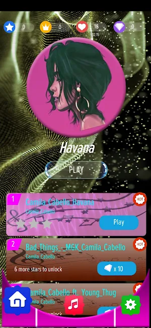 Havana - Magic Piano Tiles Screenshot 1