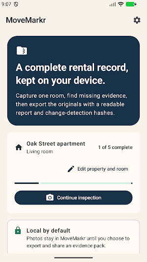 MoveMarkr: Rental Evidence Screenshot 0