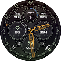 Analog Watch Face Luxury: S2