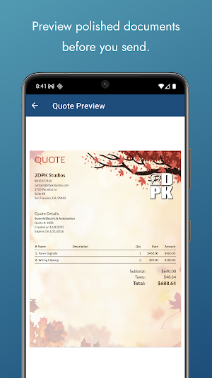 Instant IEQ: Invoice Maker Screenshot 3