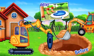 Build House with Trucks Screenshot 3