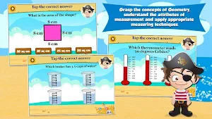 Pirate Kids 3rd Grade Games Screenshot 2